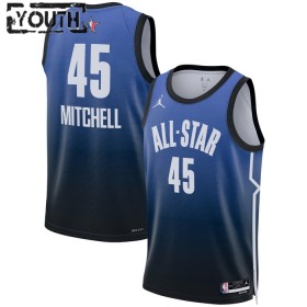 Dres All-Star 2023 Team 1 Donovan Mitchell 45 Nike Plava Swingman - Dječji